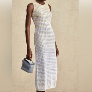 ❗️SOLD NWT Caroline Constas Knit Zig-Zag Multicolor Sleeveless Midi Dress